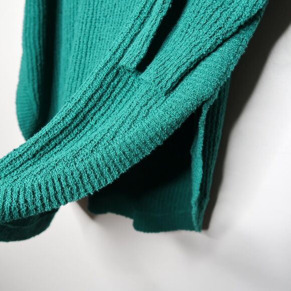 Express Womens Pullover Sweater Size XL Green Knit Lounge Oversized Casual - Picture 8 of 11